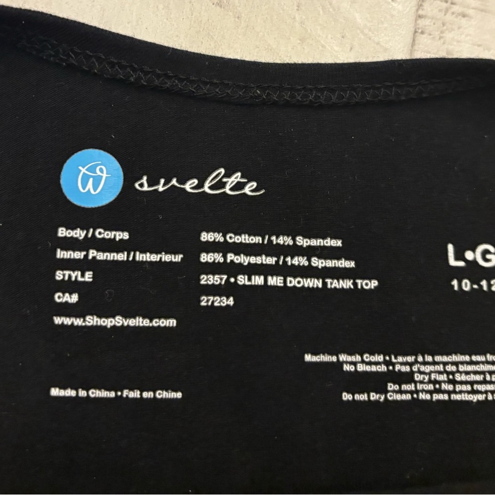SVELTE Black Ladies Shapewear in EUC